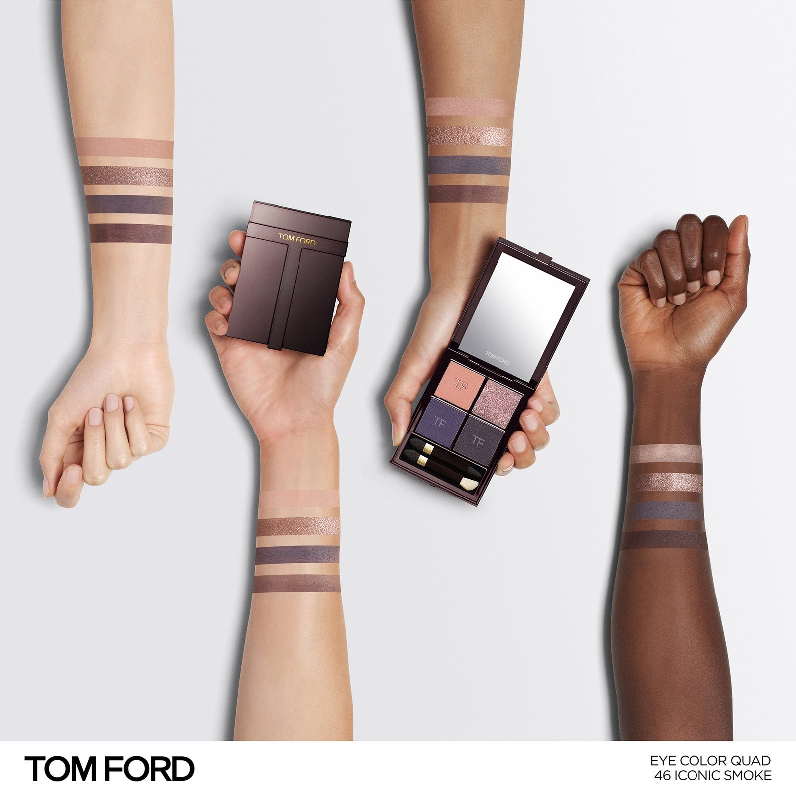 TOM FORD Runway Eye Colour Quad (Various Shades) - 46 Iconic Smoke 3