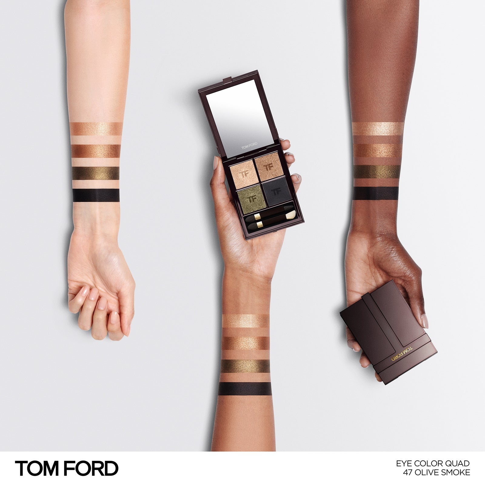 TOM FORD Runway Eye Colour Quad (Various Shades) - 47 Olive Smoke 3