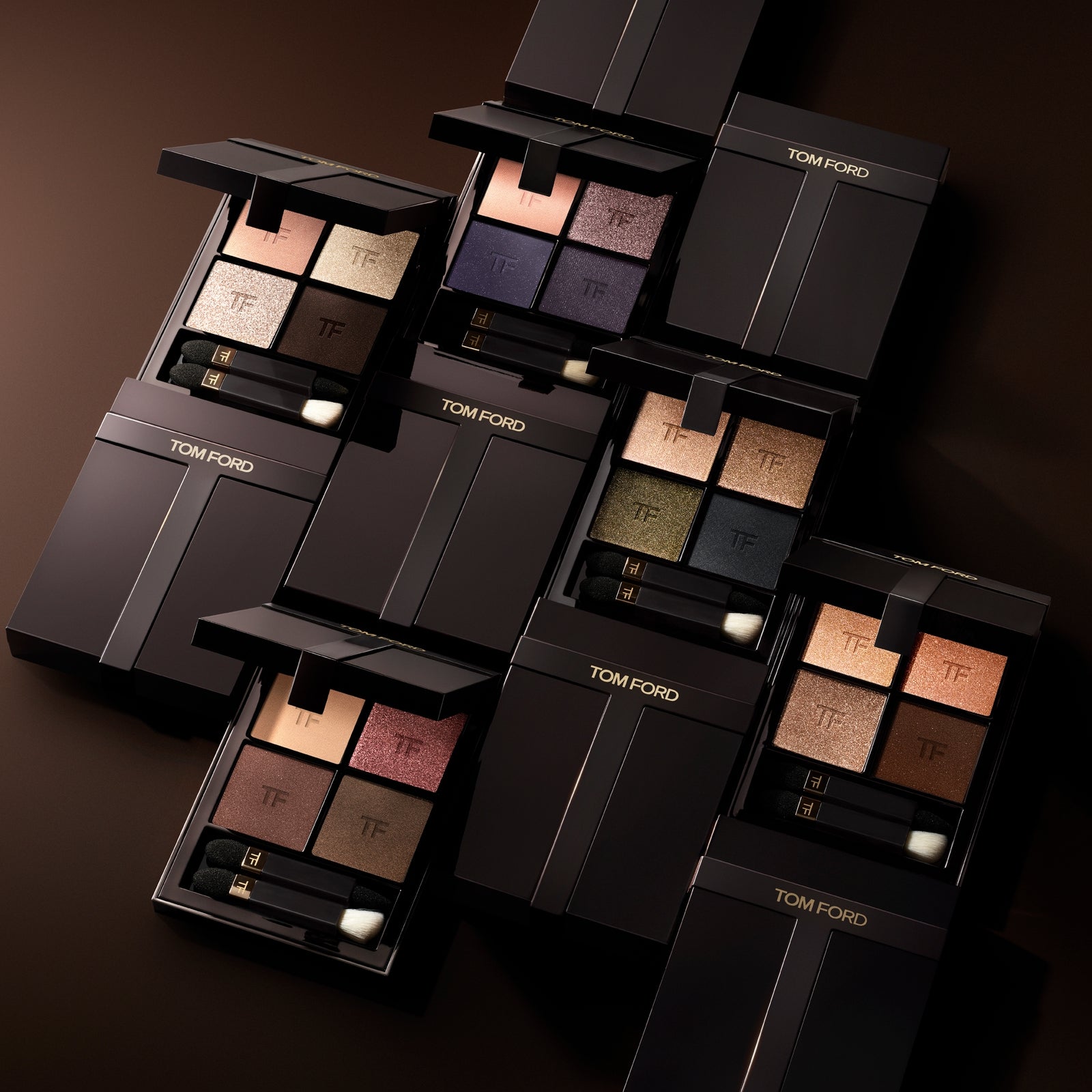 TOM FORD Runway Eye Colour Quad (Various Shades) - 47 Olive Smoke 4