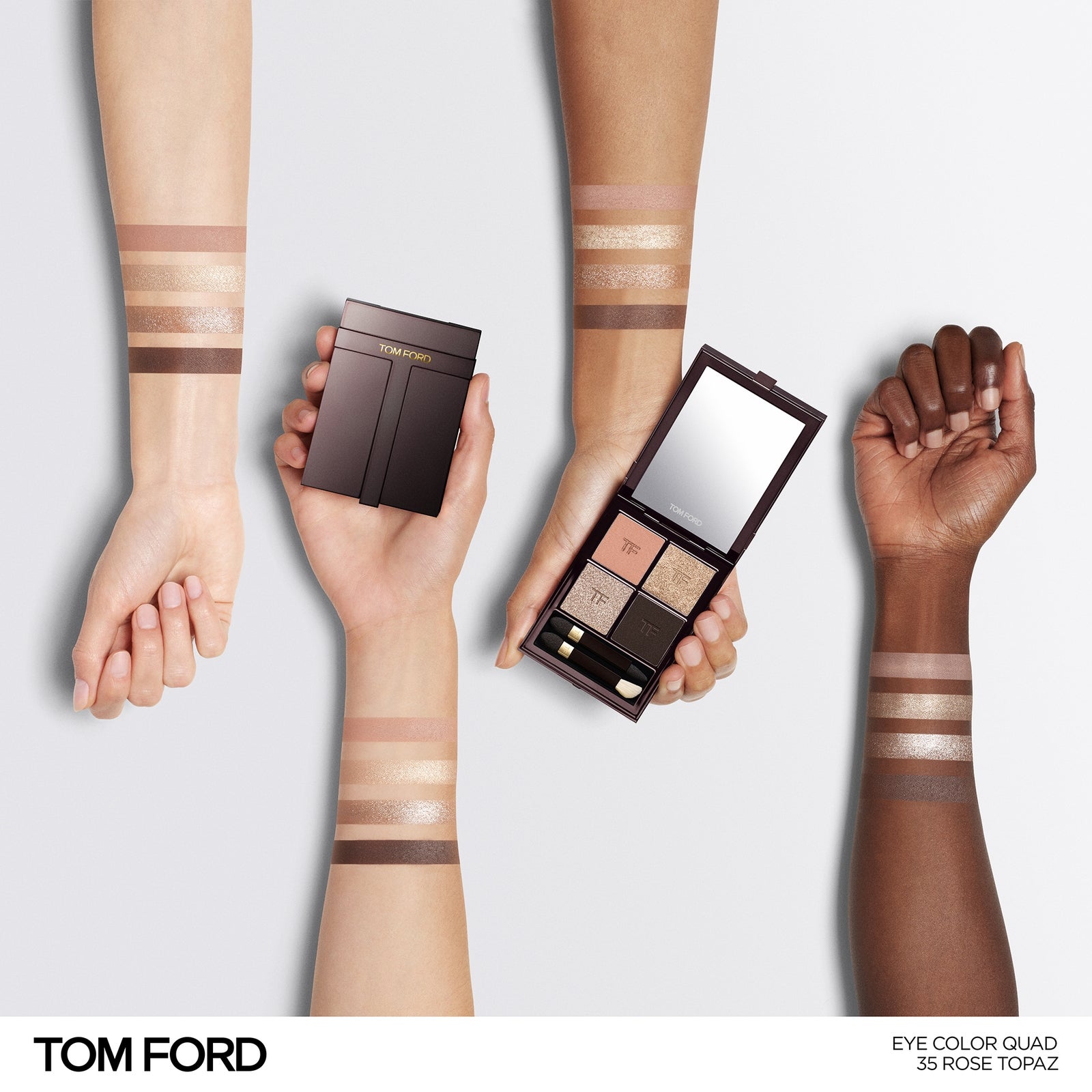 TOM FORD Runway Eye Colour Quad (Various Shades) - 35 Rose Topaz 3