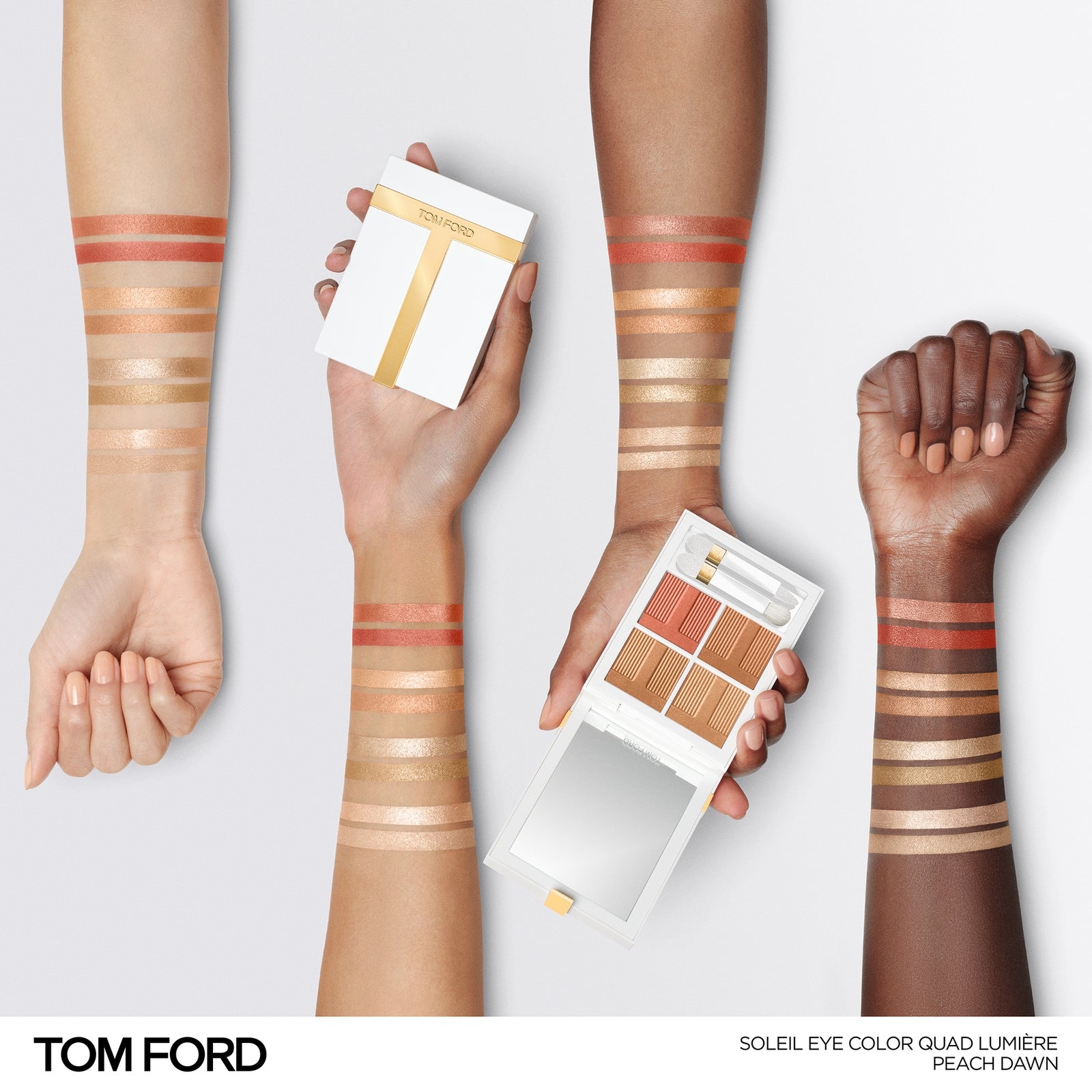 TOM FORD Soleil Eye Colour Quad Lumière (Various Shades) - 41 Peach Dawn 3