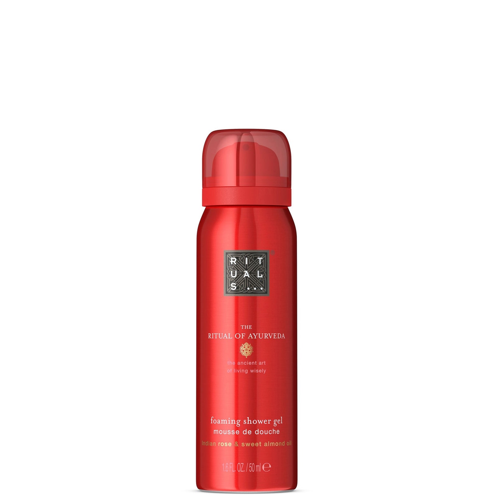 Rituals The Ritual of Ayurveda Foaming Shower Gel Indian Rose & Sweet Almond 50ml