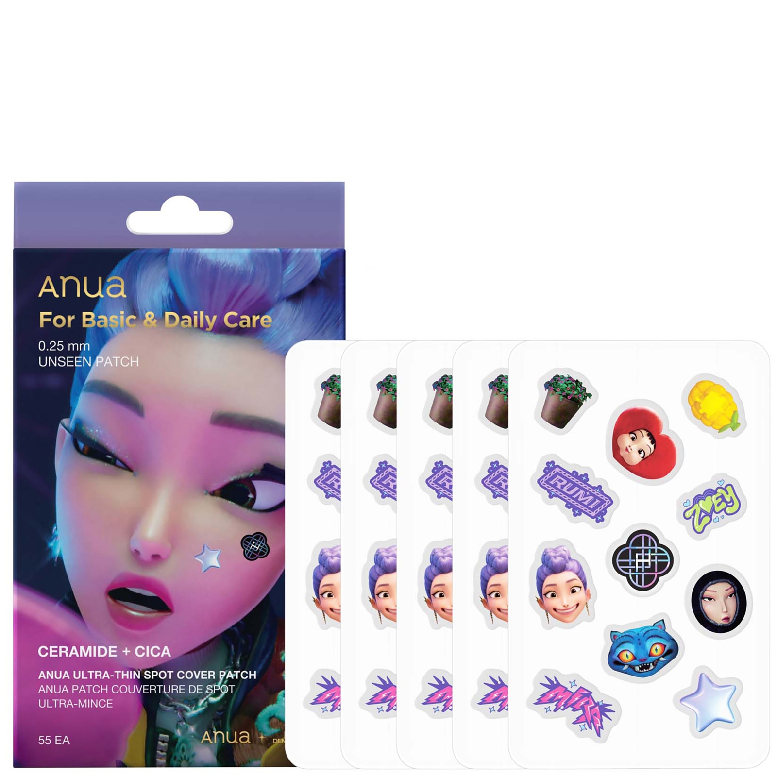 Anua KPop Demon Hunters Ultra-Thin Spot Cover Patch 55EA