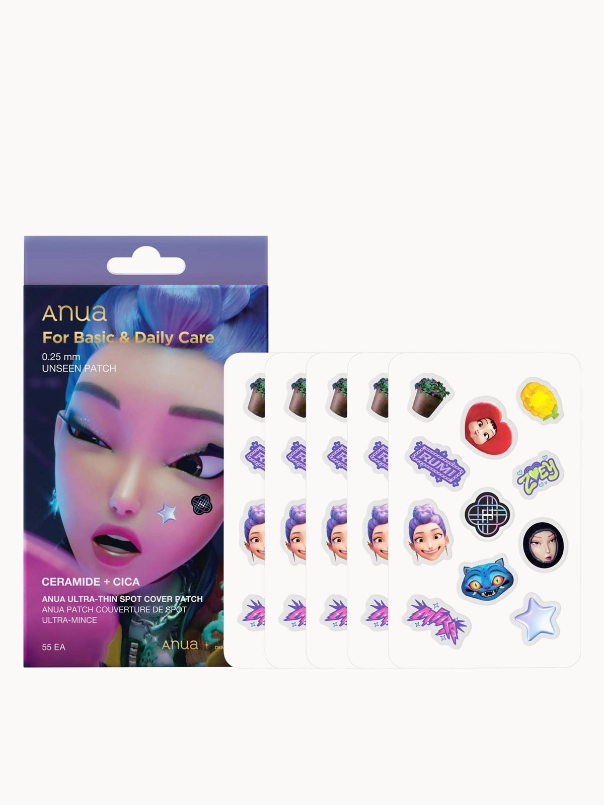 Anua KPop Demon Hunters Ultra-Thin Spot Cover Patch 55EA