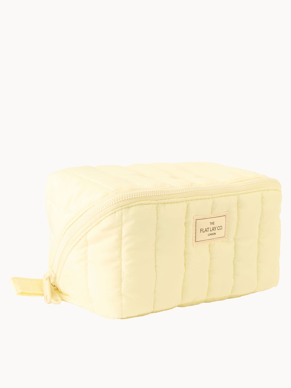 Marshmallow Flat Lay Makeup Box Bag - Butter yellow LOOKFANTASTIC EXCLUSIVE 2