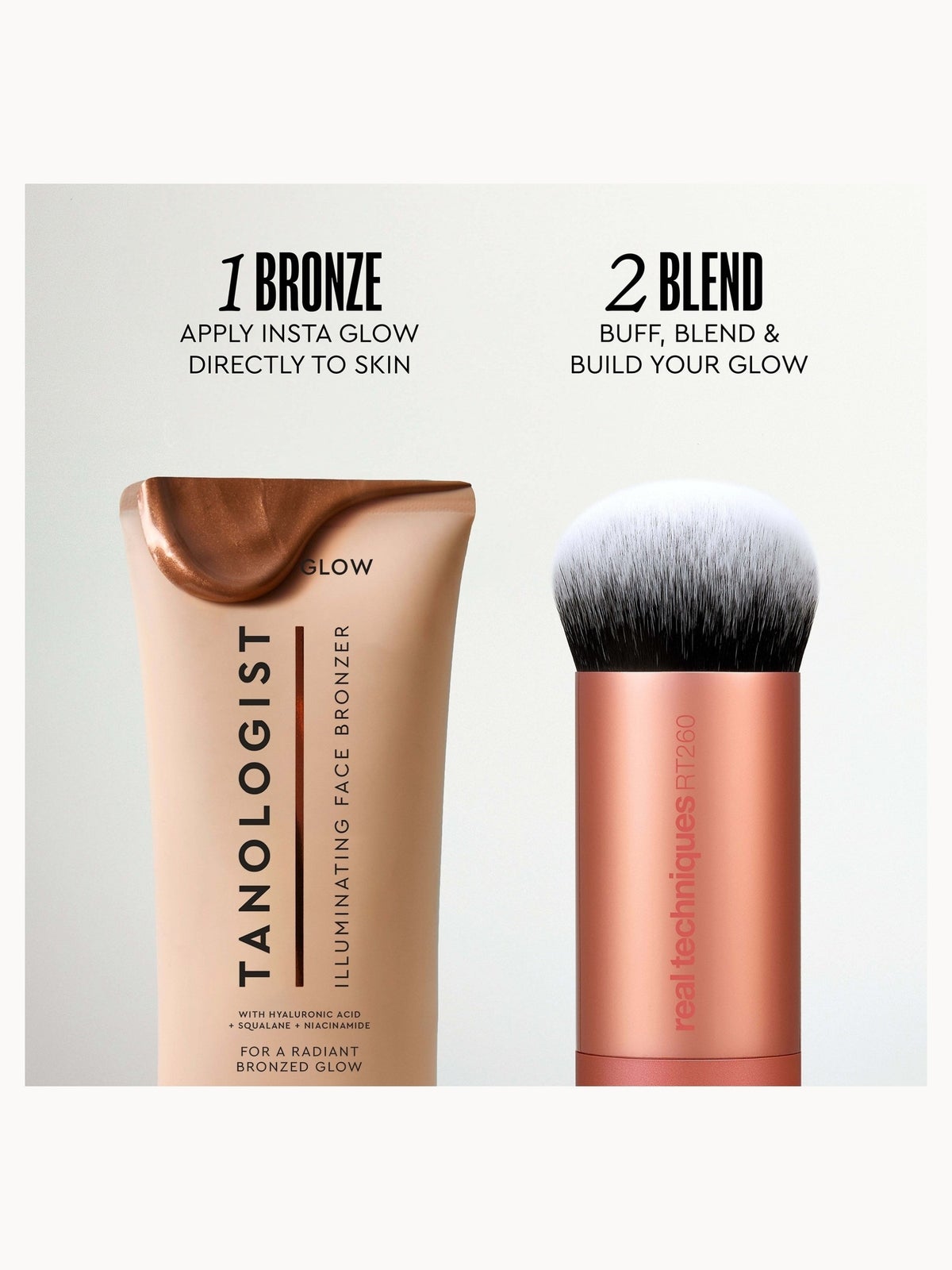 Real Techniques and Tanologist Blend & Glow Bundle 3
