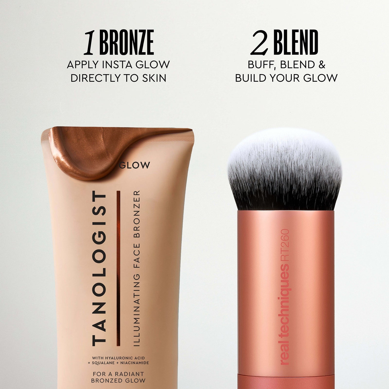 Real Techniques and Tanologist Blend & Glow Bundle 3