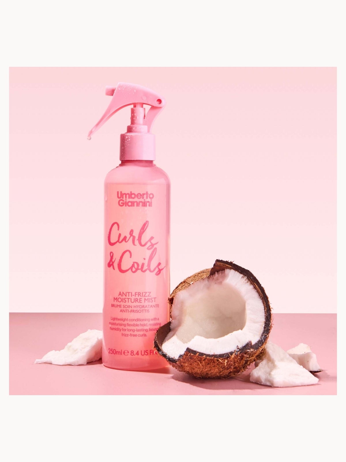 Umberto Giannini Curls & Coils Anti Frizz Moisture Mist 250ml 2