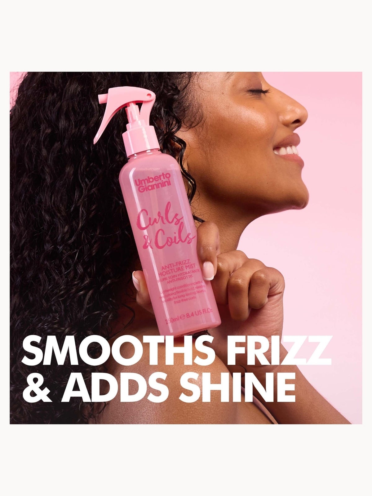 Umberto Giannini Curls & Coils Anti Frizz Moisture Mist 250ml 3