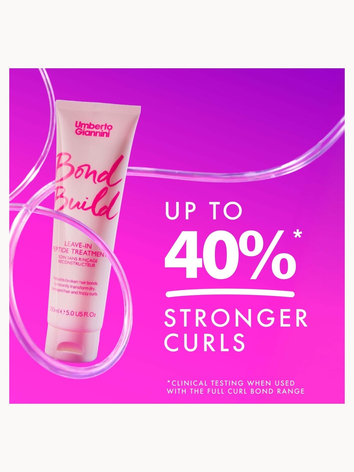 Umberto Giannini Bond Build Leave in Peptide Treatment 150ml 4