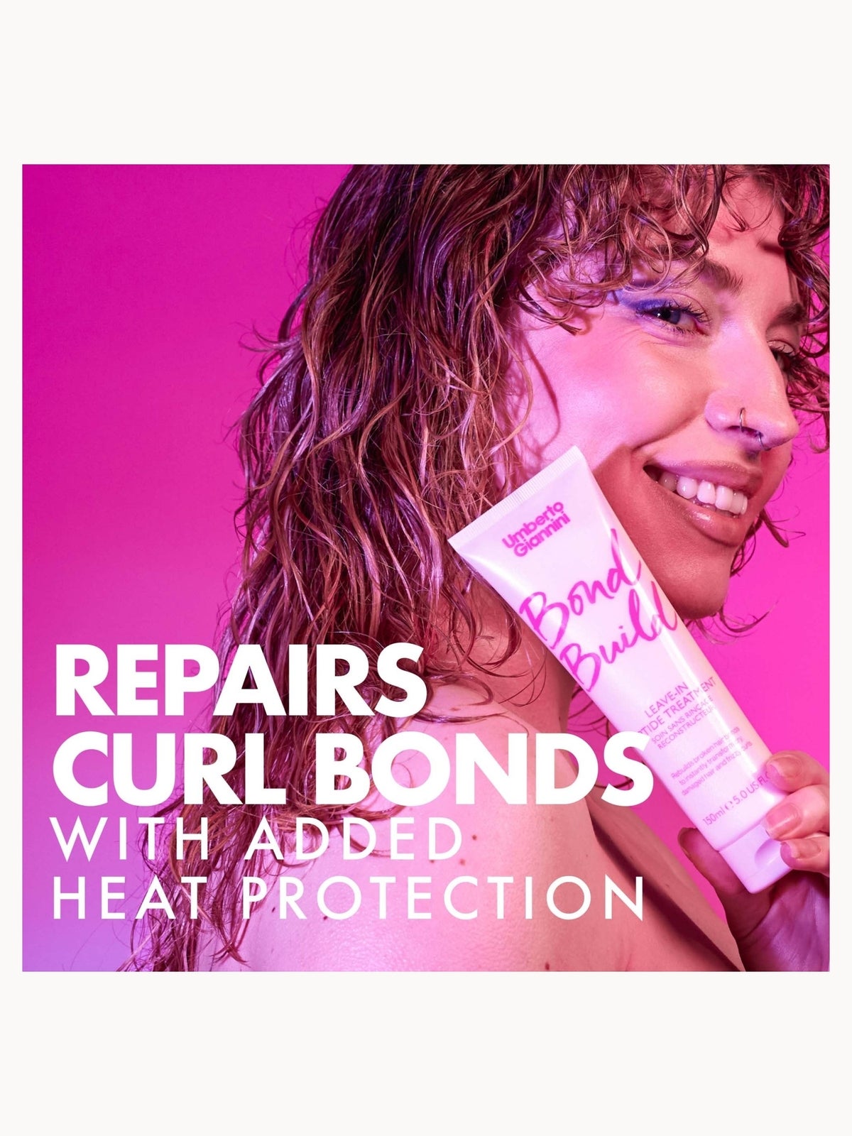 Umberto Giannini Bond Build Leave in Peptide Treatment 150ml 3