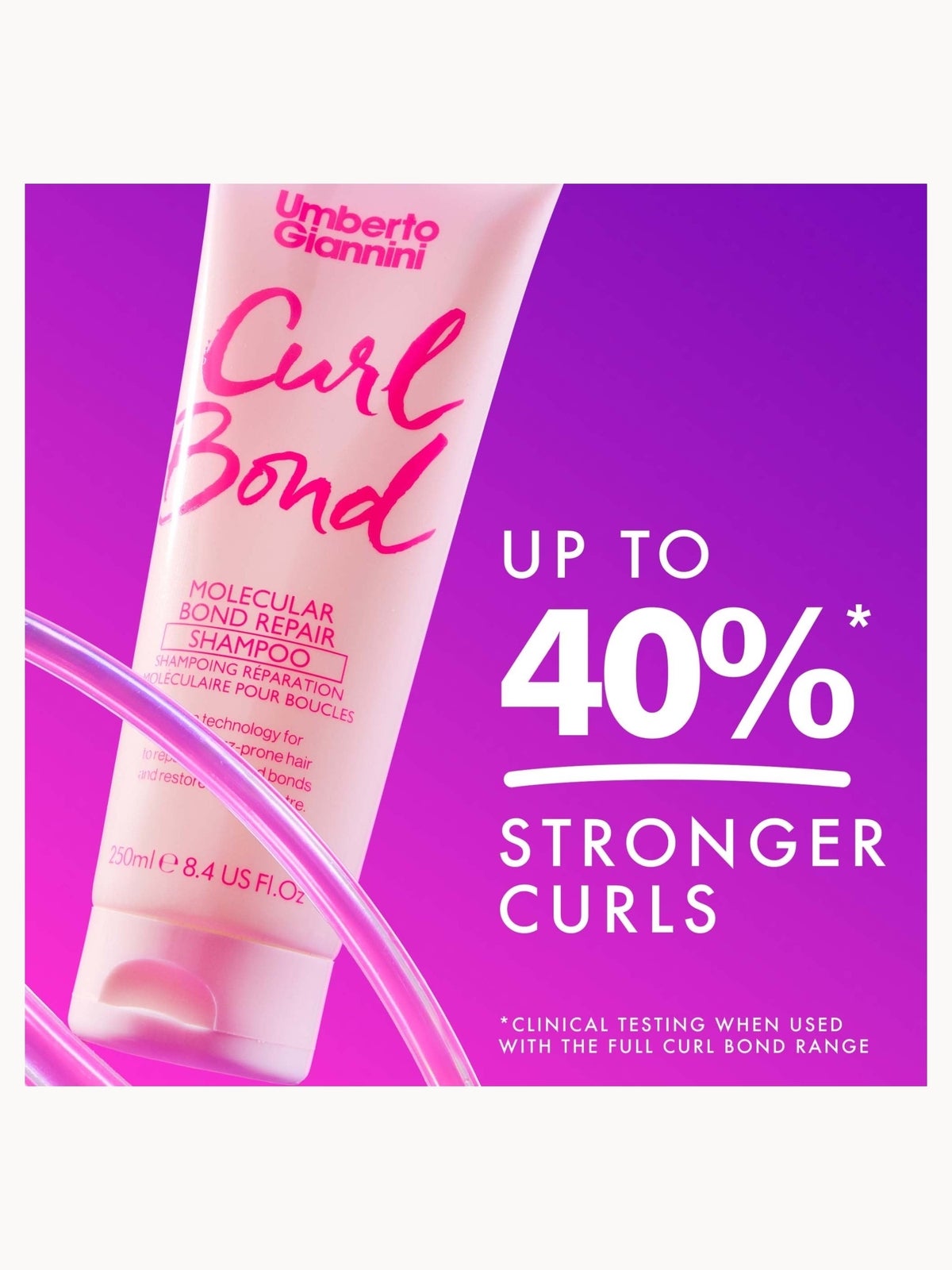 Umberto Giannini Curl Bond Shampoo 250ml 4