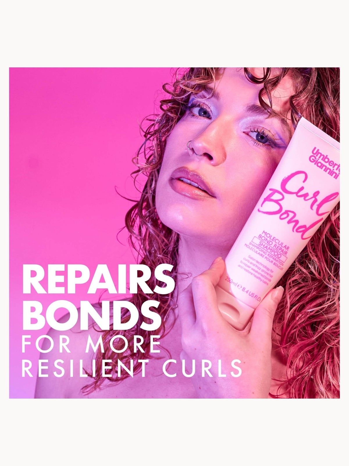 Umberto Giannini Curl Bond Shampoo 250ml 3