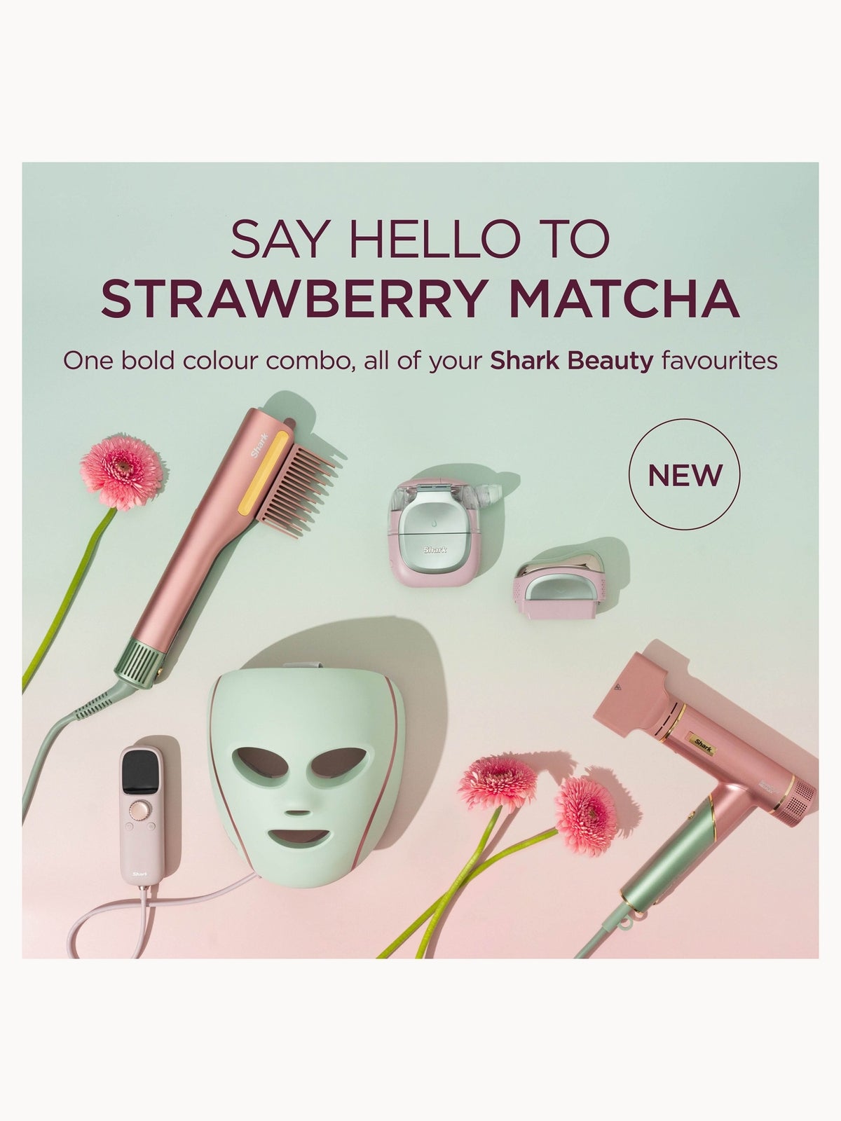 Shark SilkiPro Straight Hair Straightener + Dryer in One Tool - Strawberry Matcha, photo 2