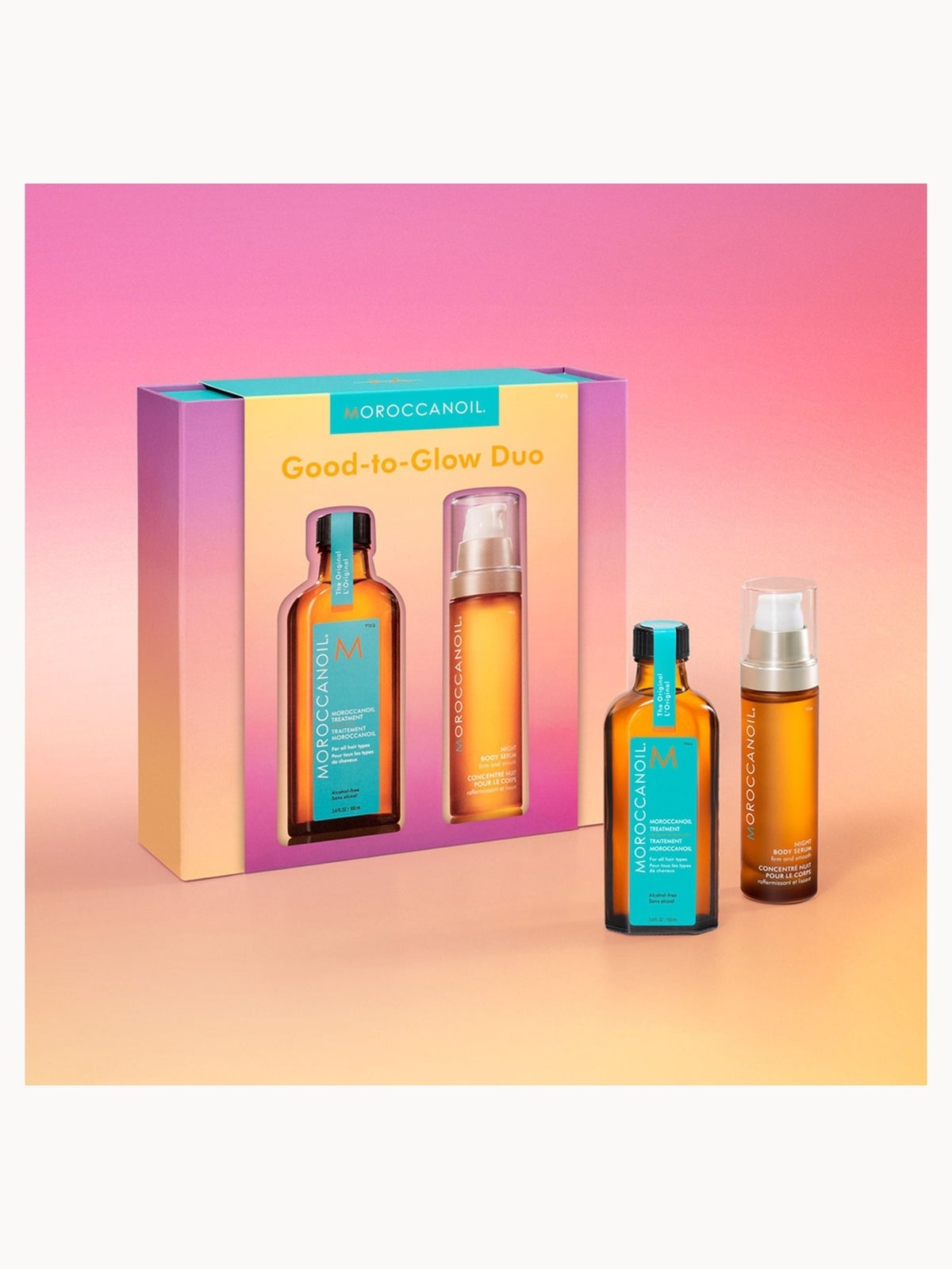 Good to Glow Duo - Moroccanoil Treatment Original and Night Body Serum (Worth £71.50) 2