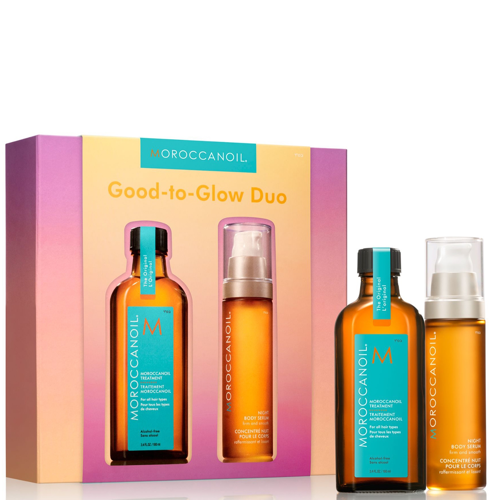 

Good to Glow Duo - Moroccanoil Treatment Original and Night Body Serum