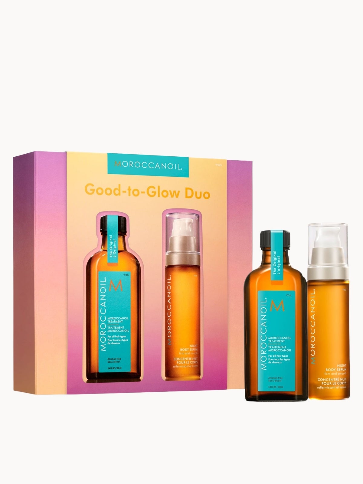 Good to Glow Duo - Moroccanoil Treatment Original and Night Body Serum (Worth £71.50)