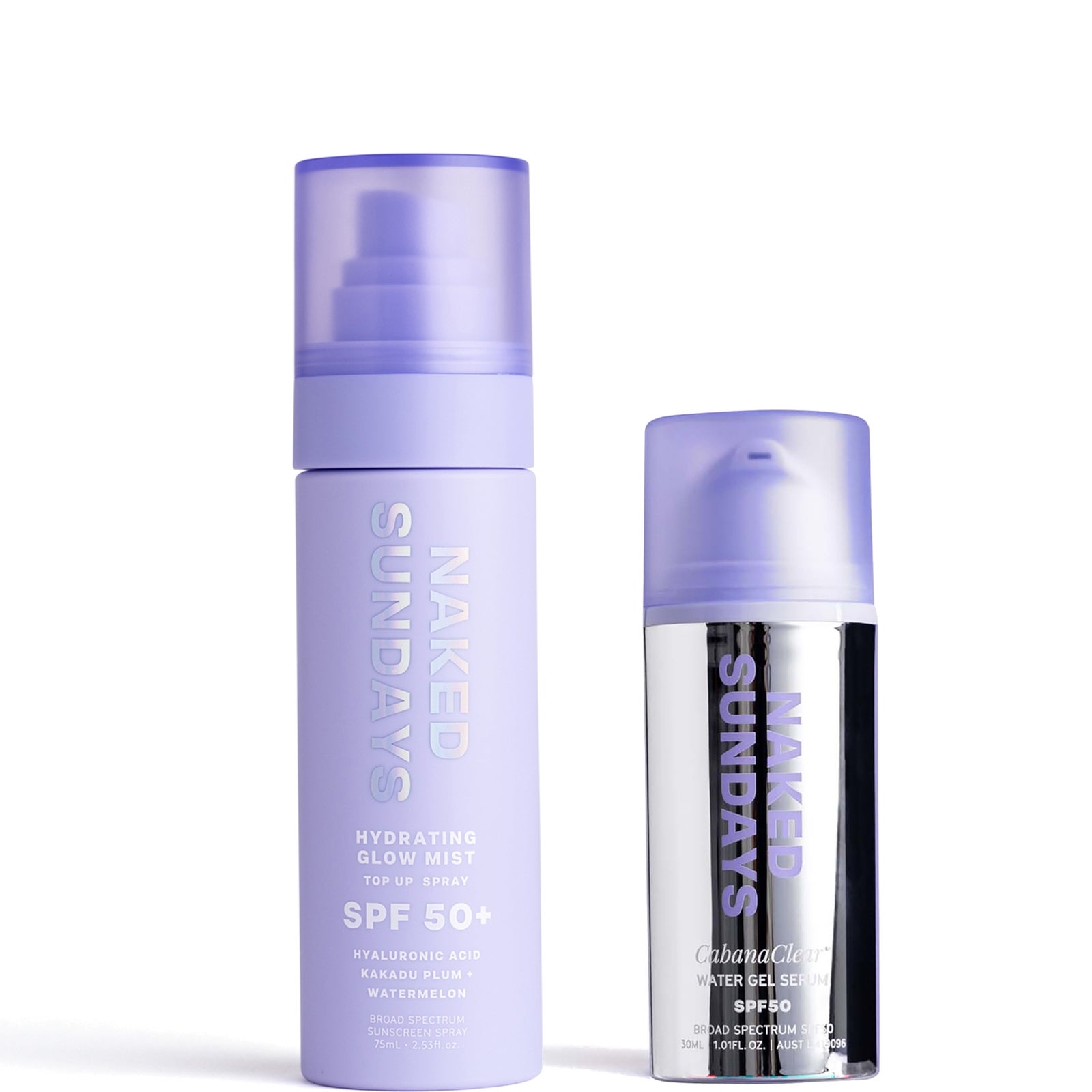 Naked Sundays SPF50+ Hydrating Glow Mist Setting Spray Sunscreen 75ml - Image 3