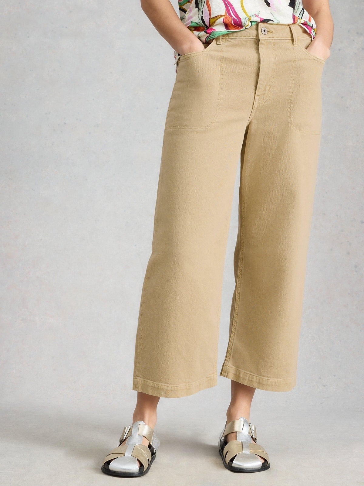 7/8-Jeans Tia mit weitem Bein - 42/R