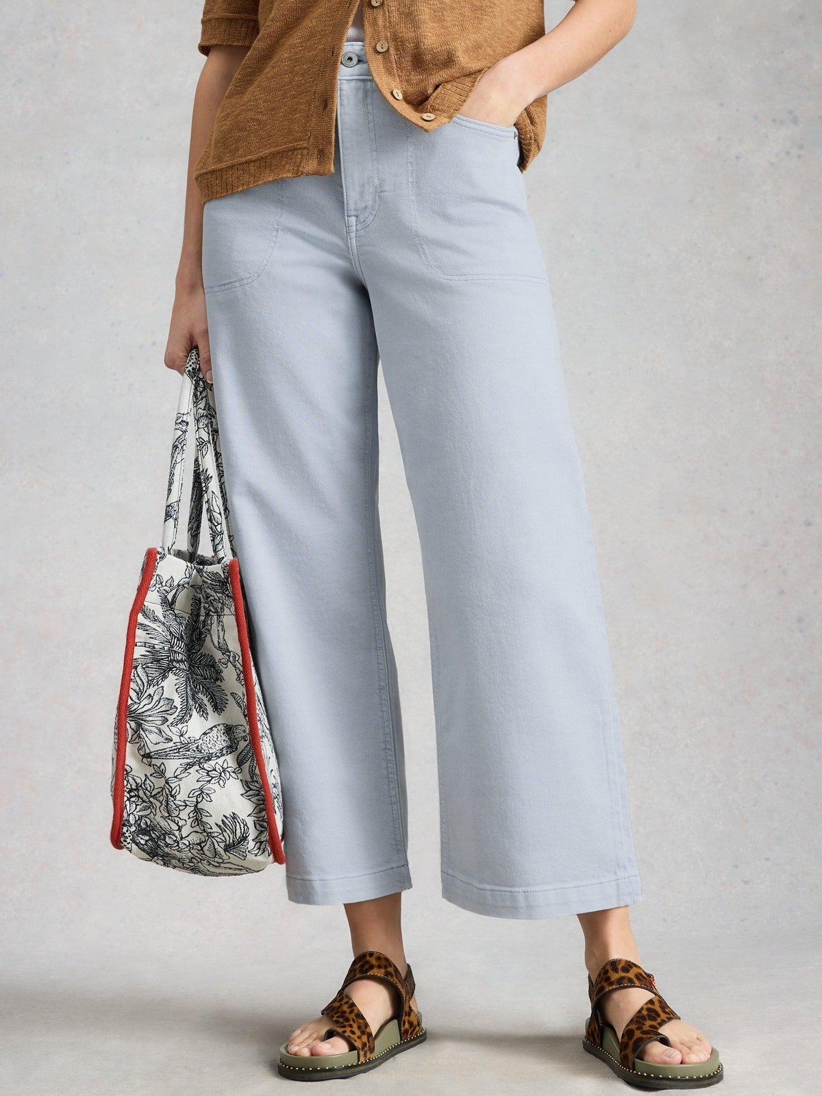 7/8-Jeans Tia mit weitem Bein - 46/R