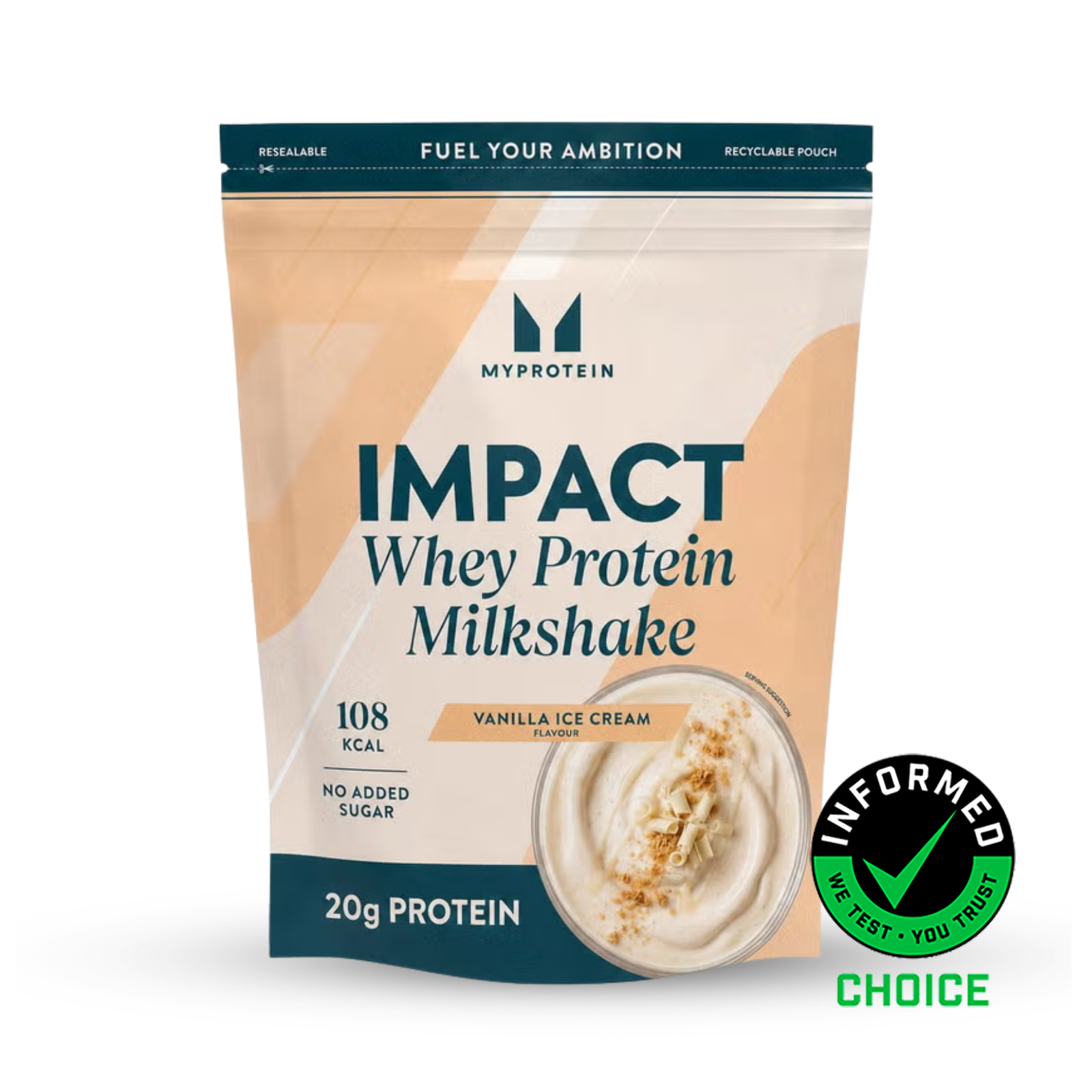 Myprotein UK MyProtein Impact Whey Protein Milkshake
