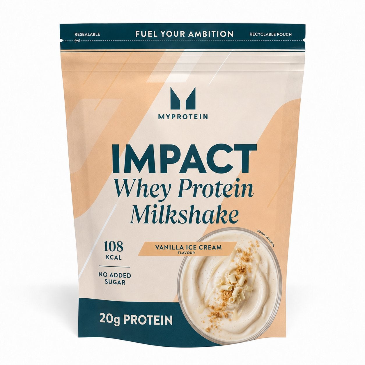 Impact Whey Protein Milkshake - 4350g - 150servings - Vanille Ijs
