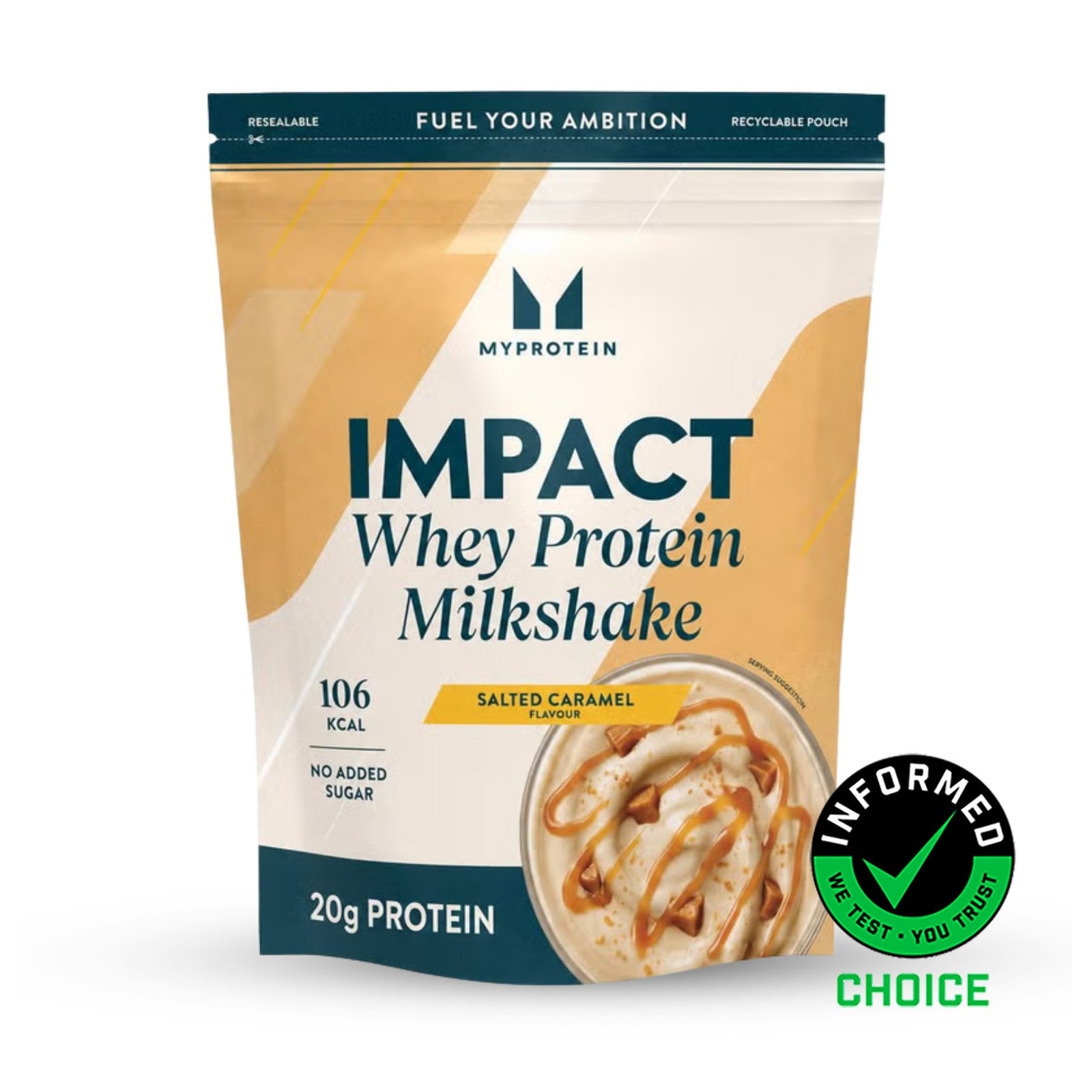 MyProtein Impact Whey Protein Milchshake - 120Portionen - Gesalzenes Karamell