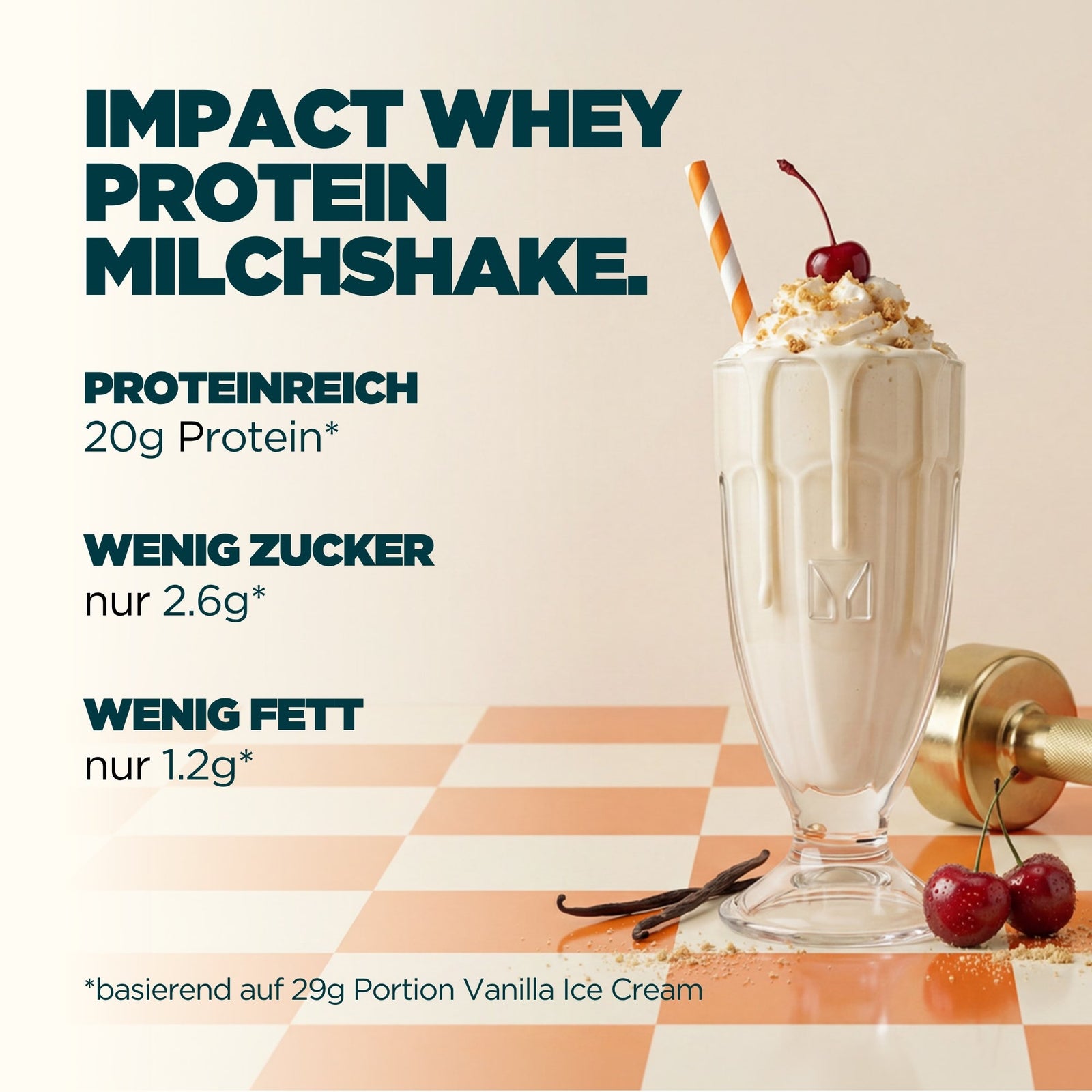 Impact Whey Protein Milchshake - 2610g - 90Portionen - Chocolate Fudge — Bild 4