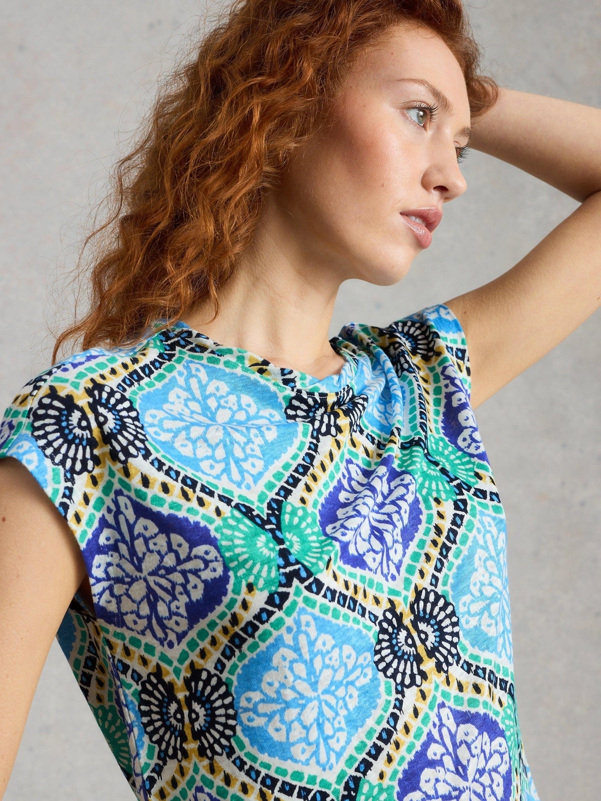 Leinen-T-Shirt Rowan - 46