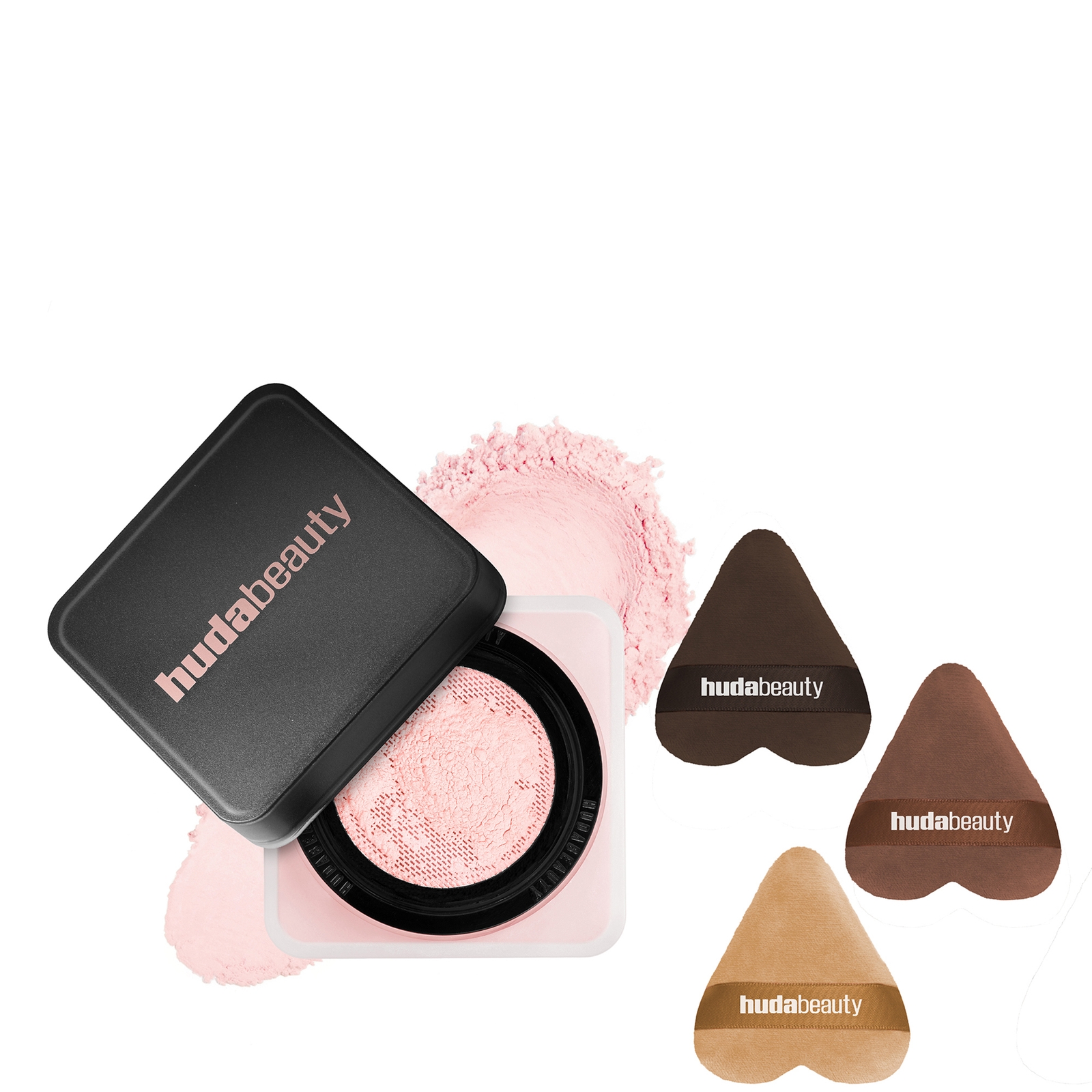 HUDA BEAUTY Easy Bake & Puff Set - Various Shades (Worth £47.00) - Cherry Blossom Cake