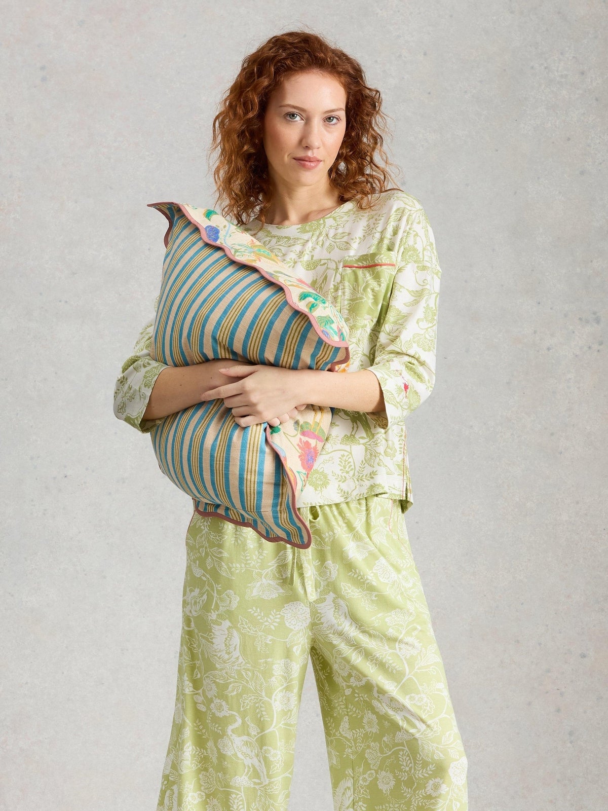 Bedrucktes Pyjamatop Maya - S