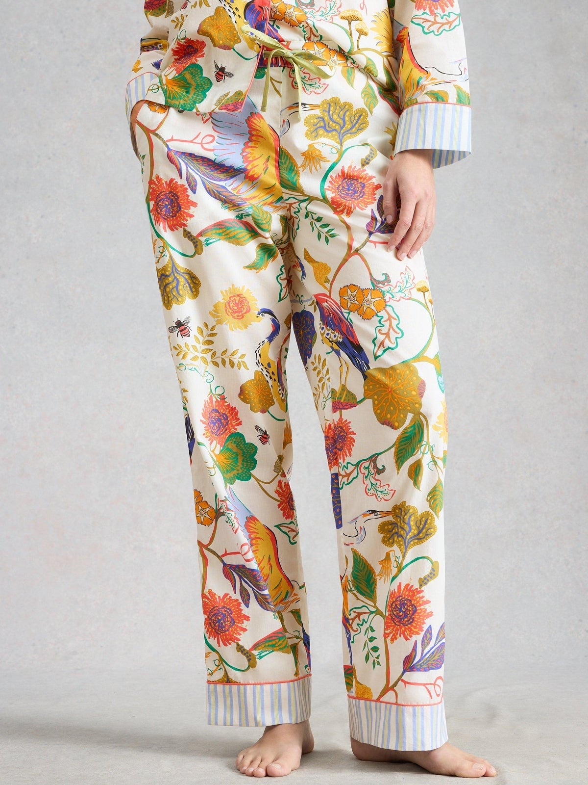 Leichte Pyjamahose Nina - S/R