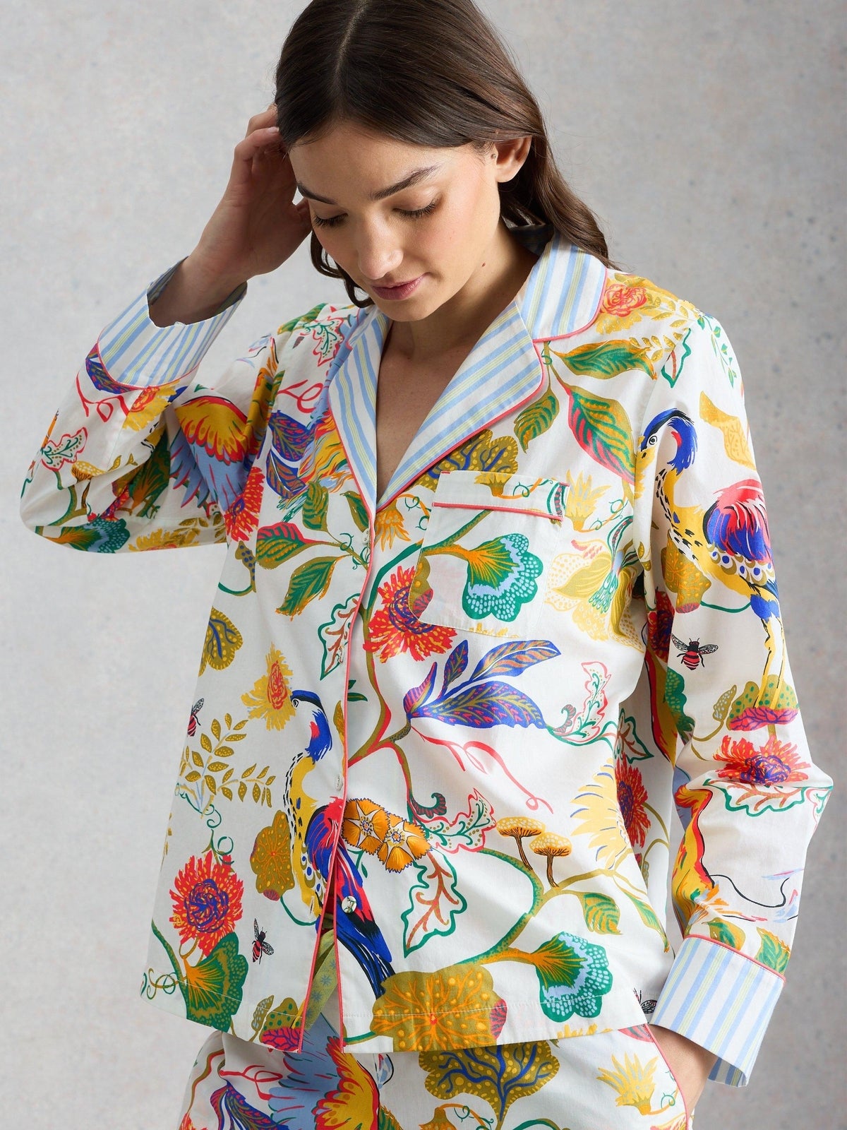 Leichtes Pyjamashirt Nina - S