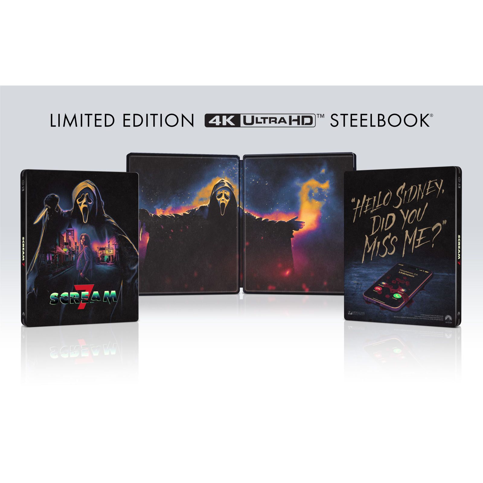 SCREAM 7 4K ULTRA HD STEELBOOK ®