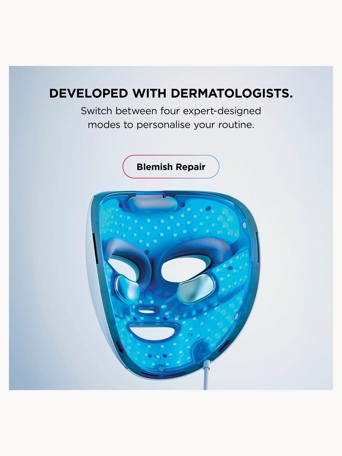 Shark CryoGlow LED Face Mask Under-Eye Cooling & Anti-Ageing & Blemish Repair - Rose Glow, FW312UKPK, photo 3