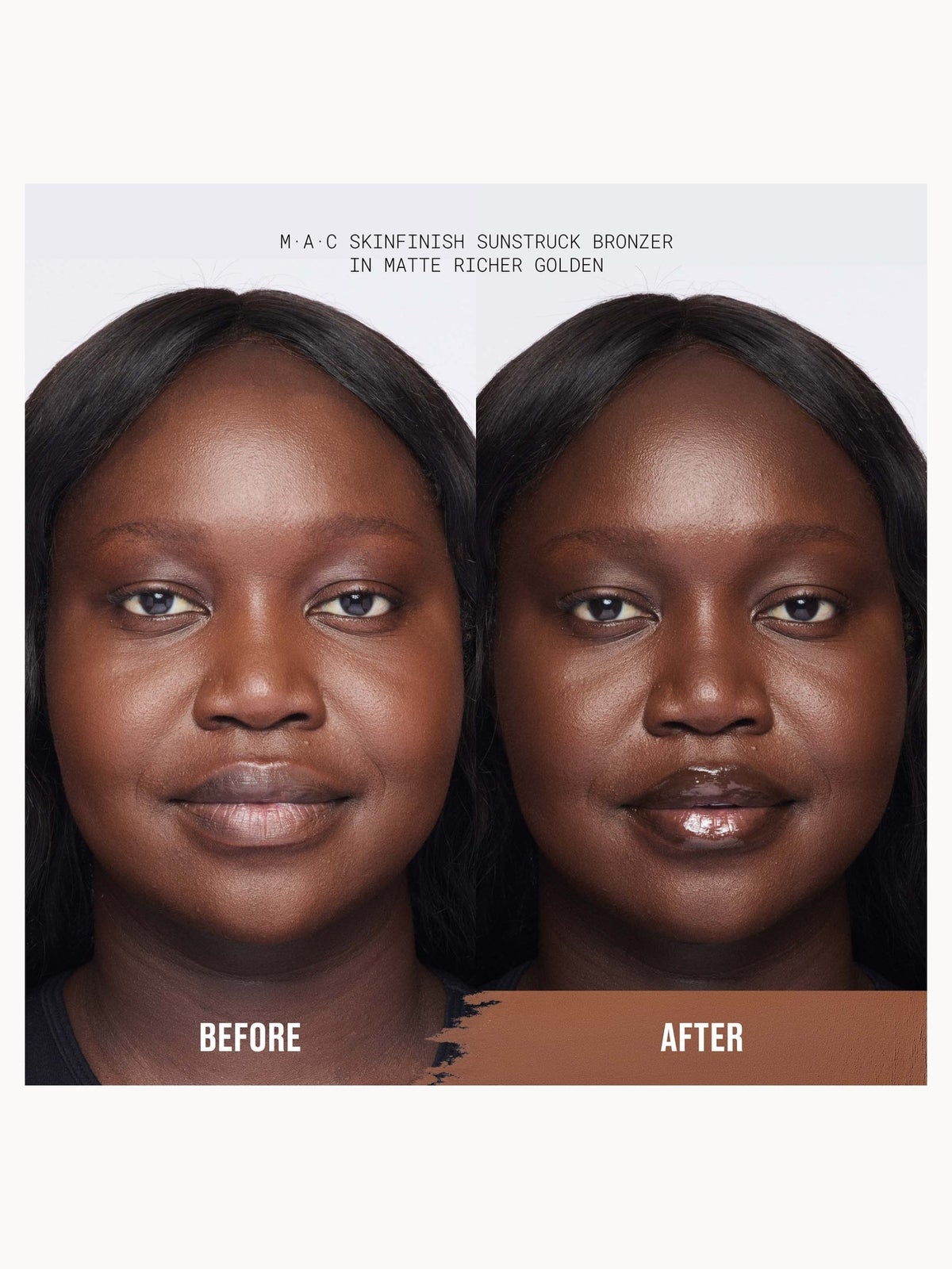 MAC Skinfinish Sunstruck Matte Bronzer 8g (Various Shades) - Richer Golden 4