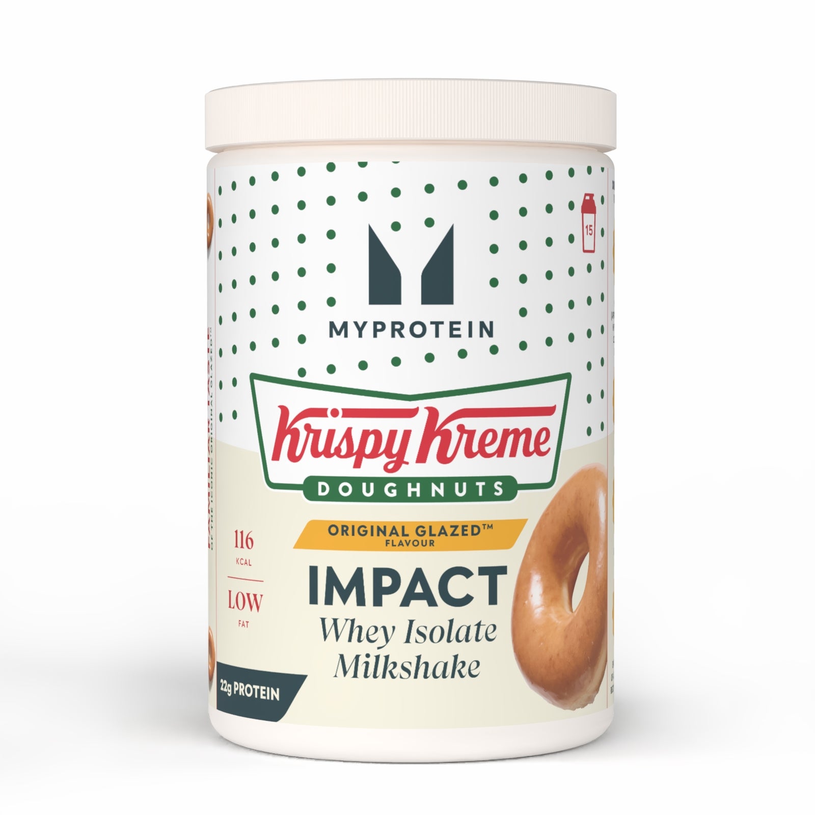 Impact Whey Isolate - 480g - 15servings - Krispy Kreme® Original Glazed™ (Milkshake)