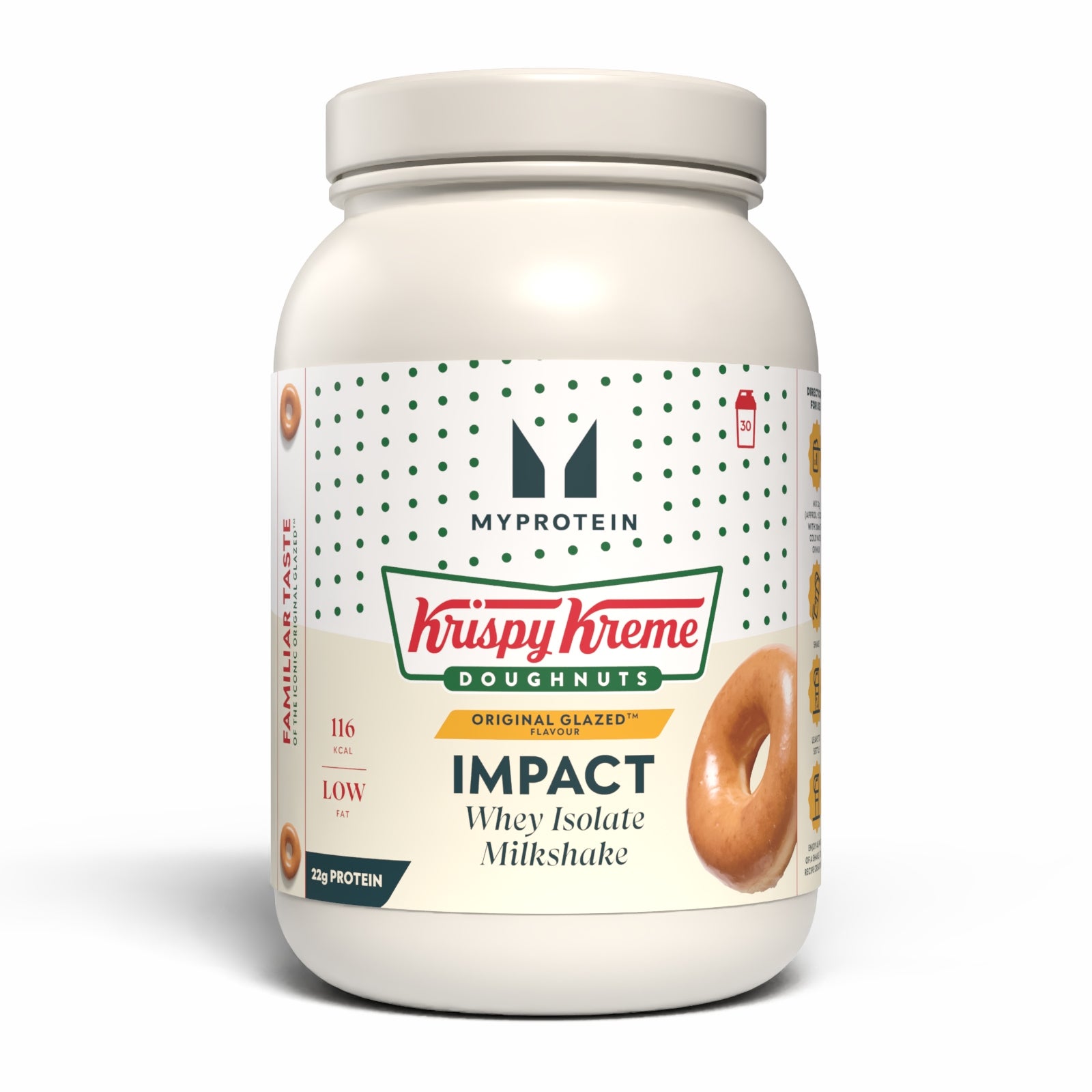 Impact Whey Isolate - 960g - 30servings - Krispy Kreme® Original Glazed™ (Milkshake)