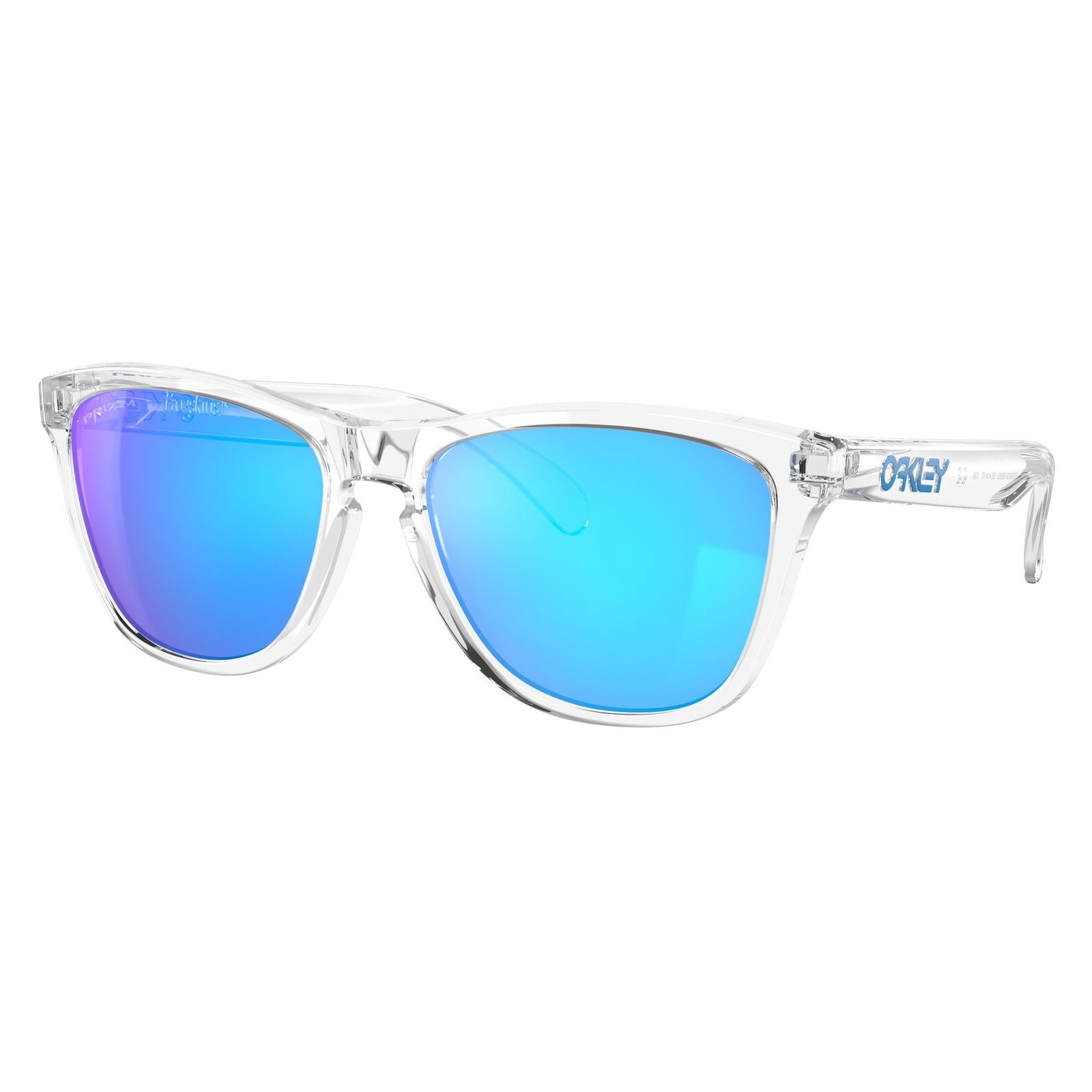 Myprotein UK Oakley Frogskins Crystal Clear with PRIZM Sapph Lens