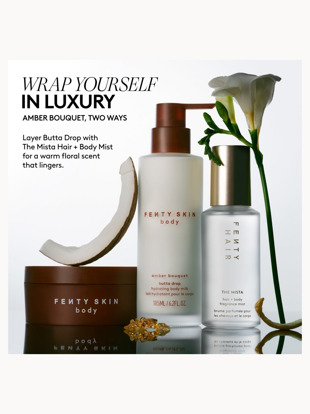 Fenty Skin Butta Drop Whipped Oil Body Cream 200ml - Amber Bouquet 3