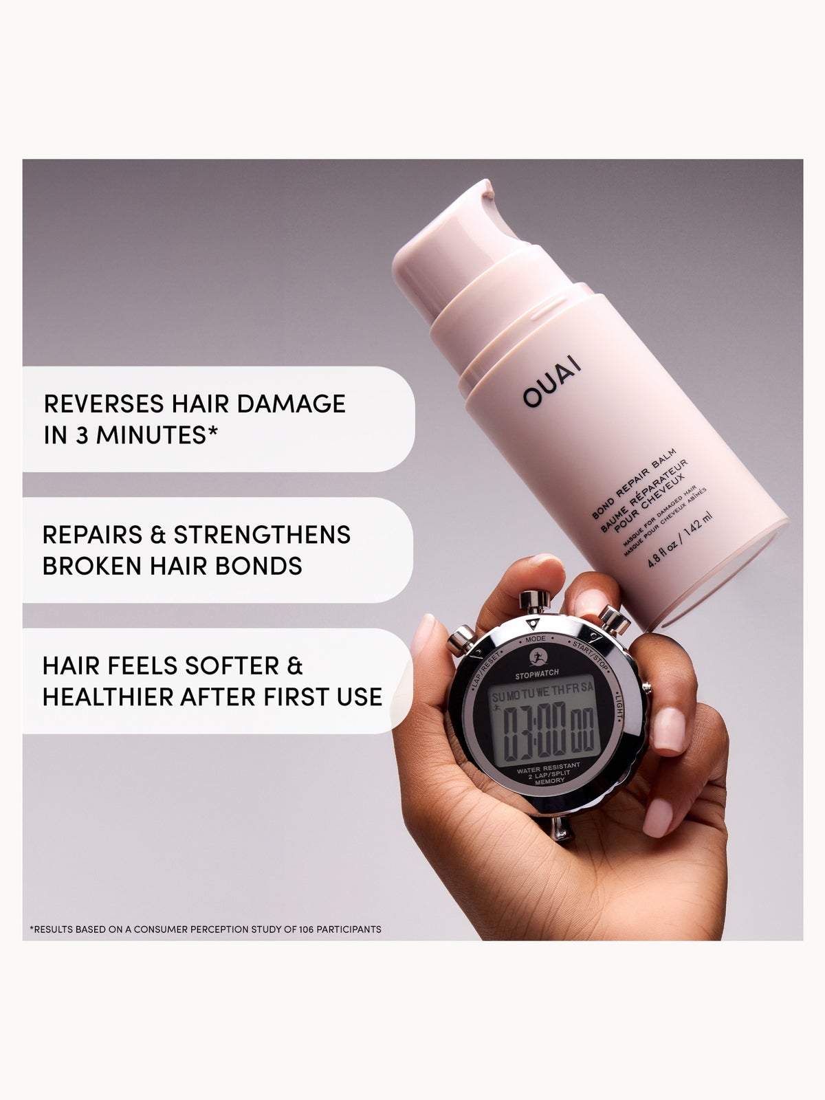 OUAI Bond Repair Balm Travel Size 50ml 4