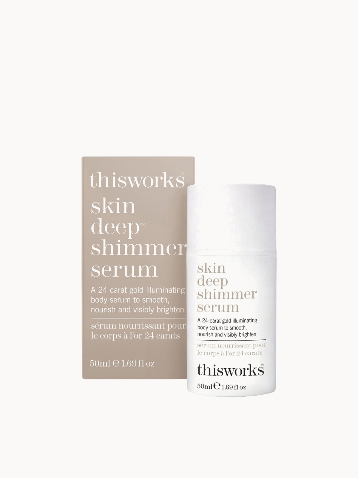 this works Skin Deep Shimmer Serum 50ml