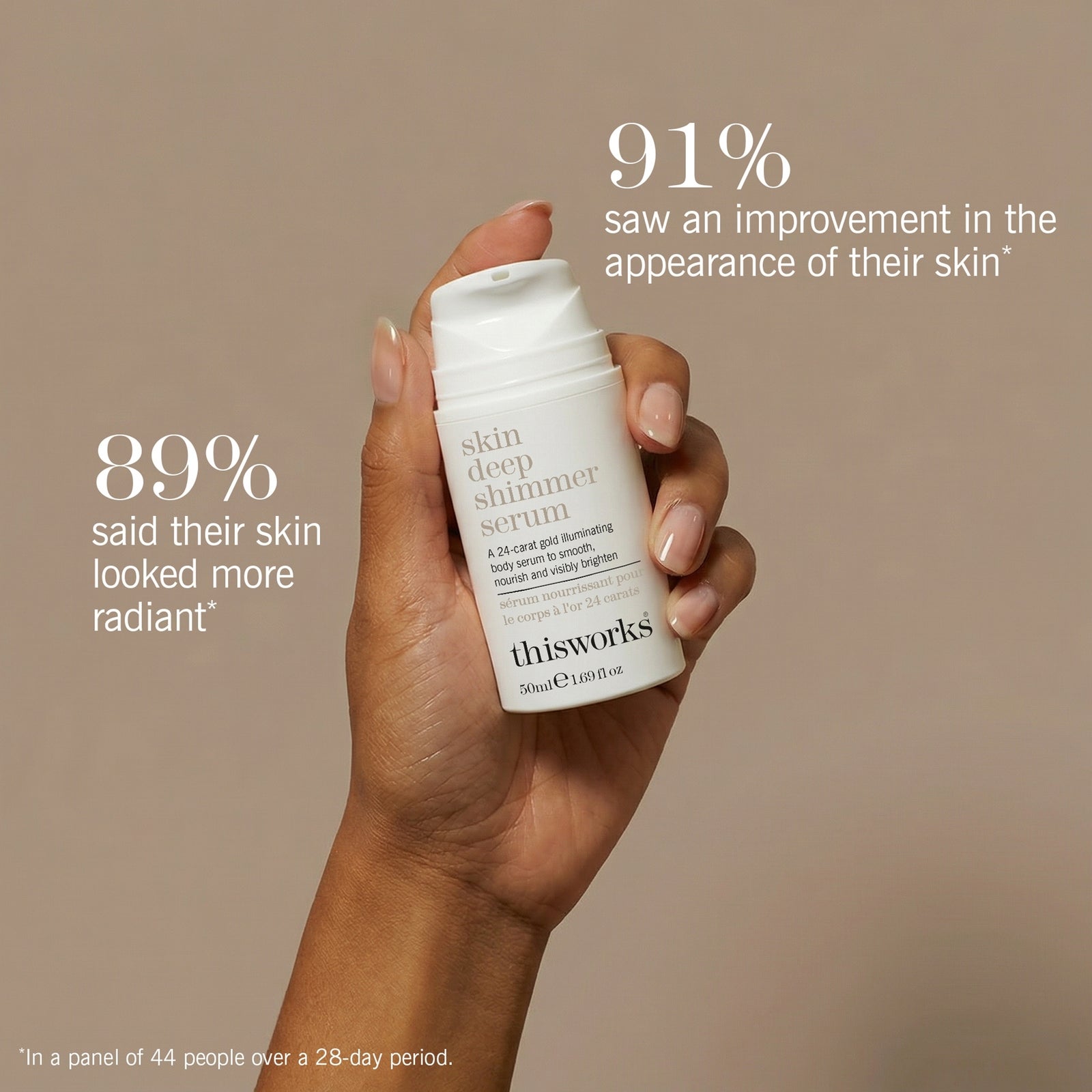this works Skin Deep Shimmer Serum 50ml 4