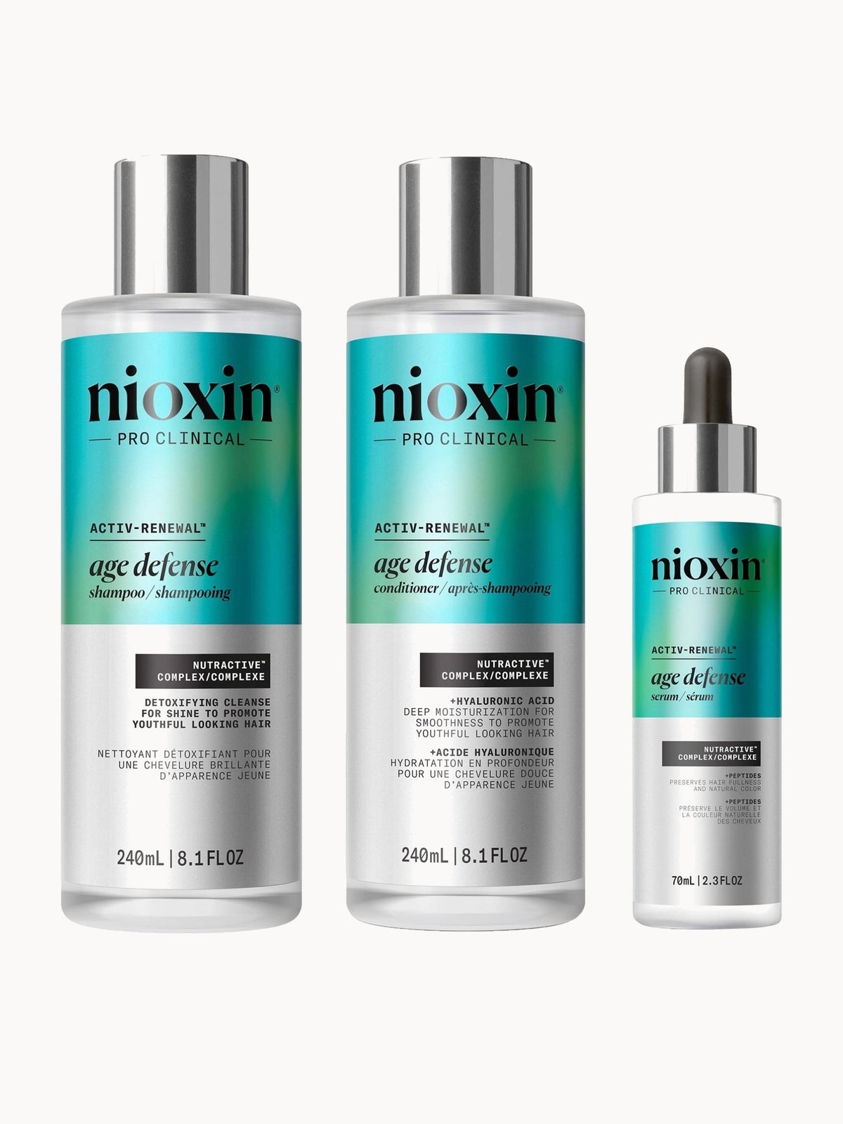 Nioxin Pro Clinical Age Defense Bundle - Full Regime