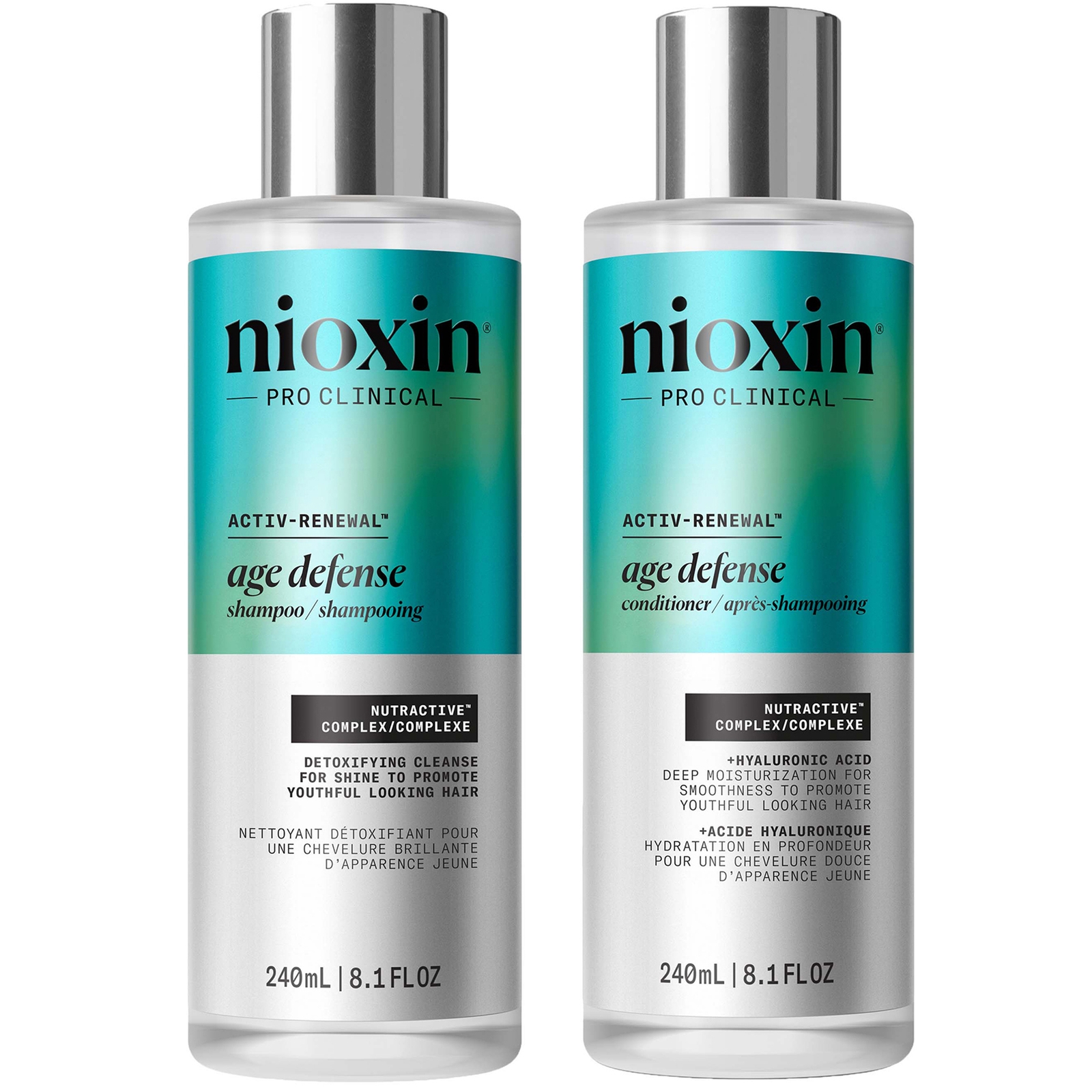 Nioxin Pro Clinical Age Defense Shampoo and Conditioner Bundle