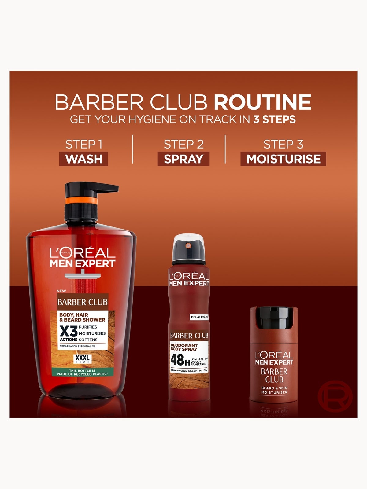 Men Expert Shower Barberclub 1L 4