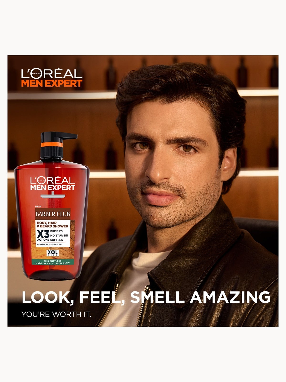 Men Expert Shower Barberclub 1L 3