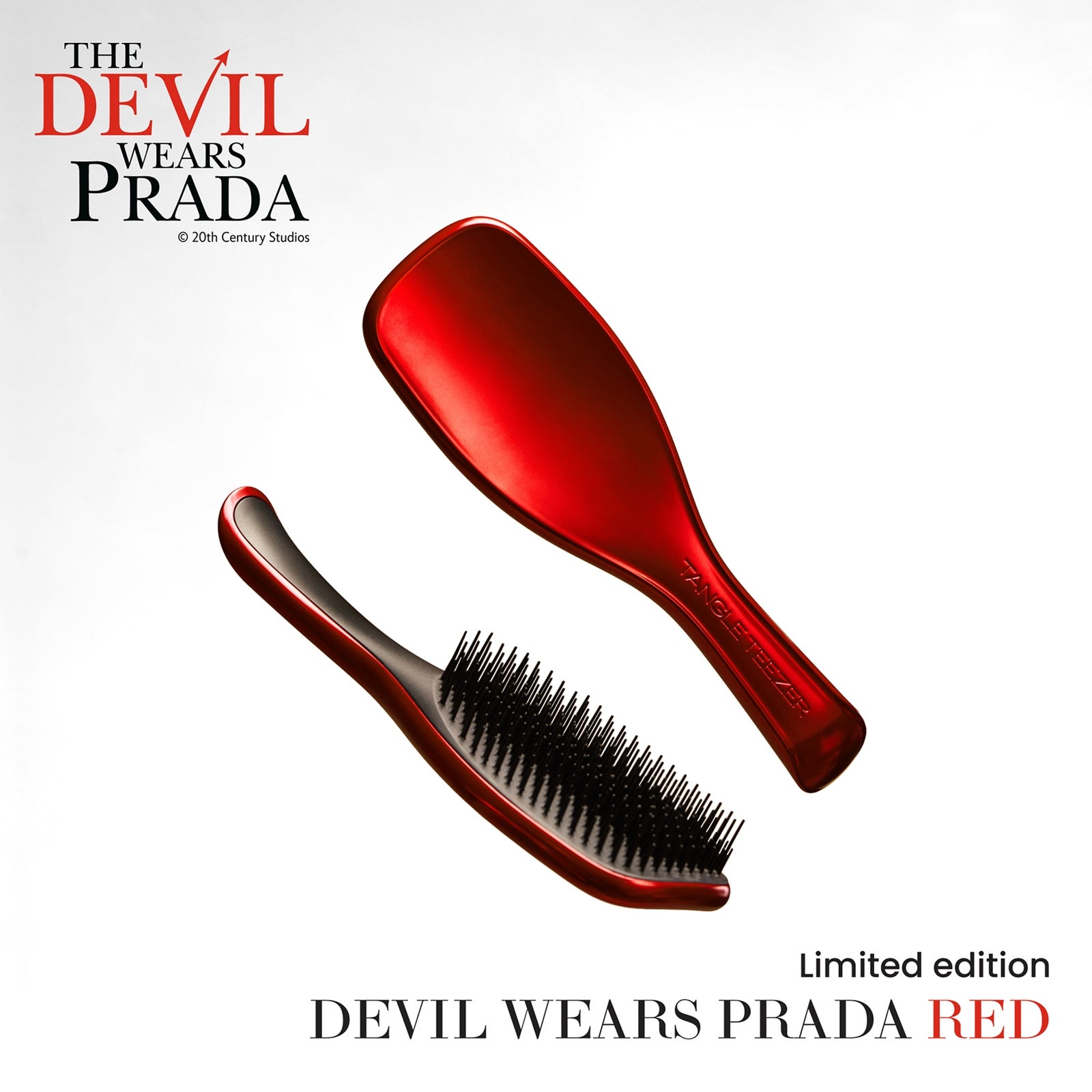 Tangle Teezer The Ultimate Detangler Chrome - The Devil Wears Prada Red 3