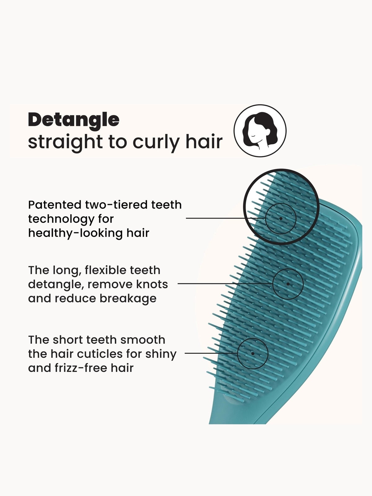 Tangle Teezer The Ultimate Detangler Transformative Teal 2