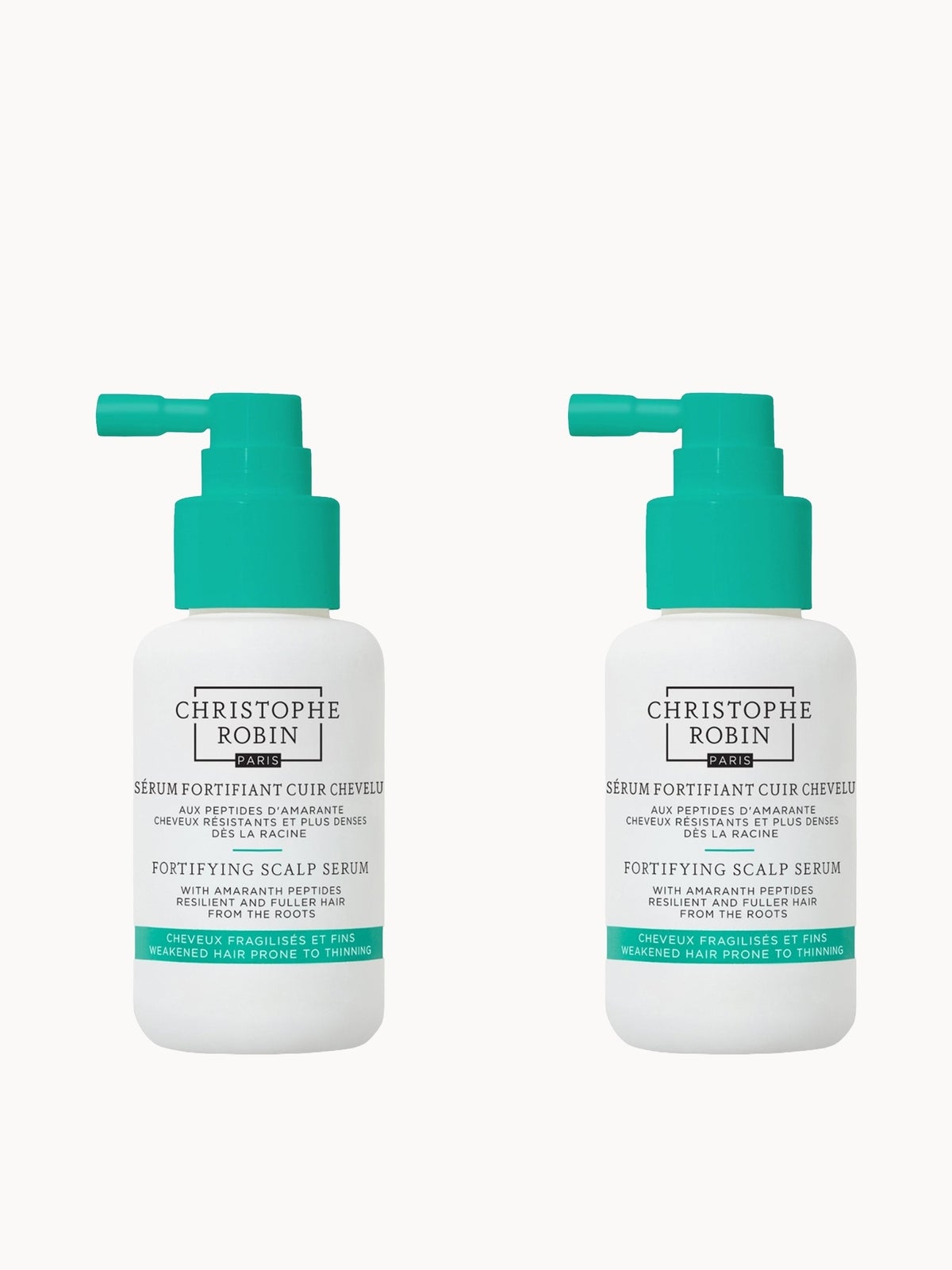 Christophe Robin Fortifying Scalp Serum Duo (Worth £94)